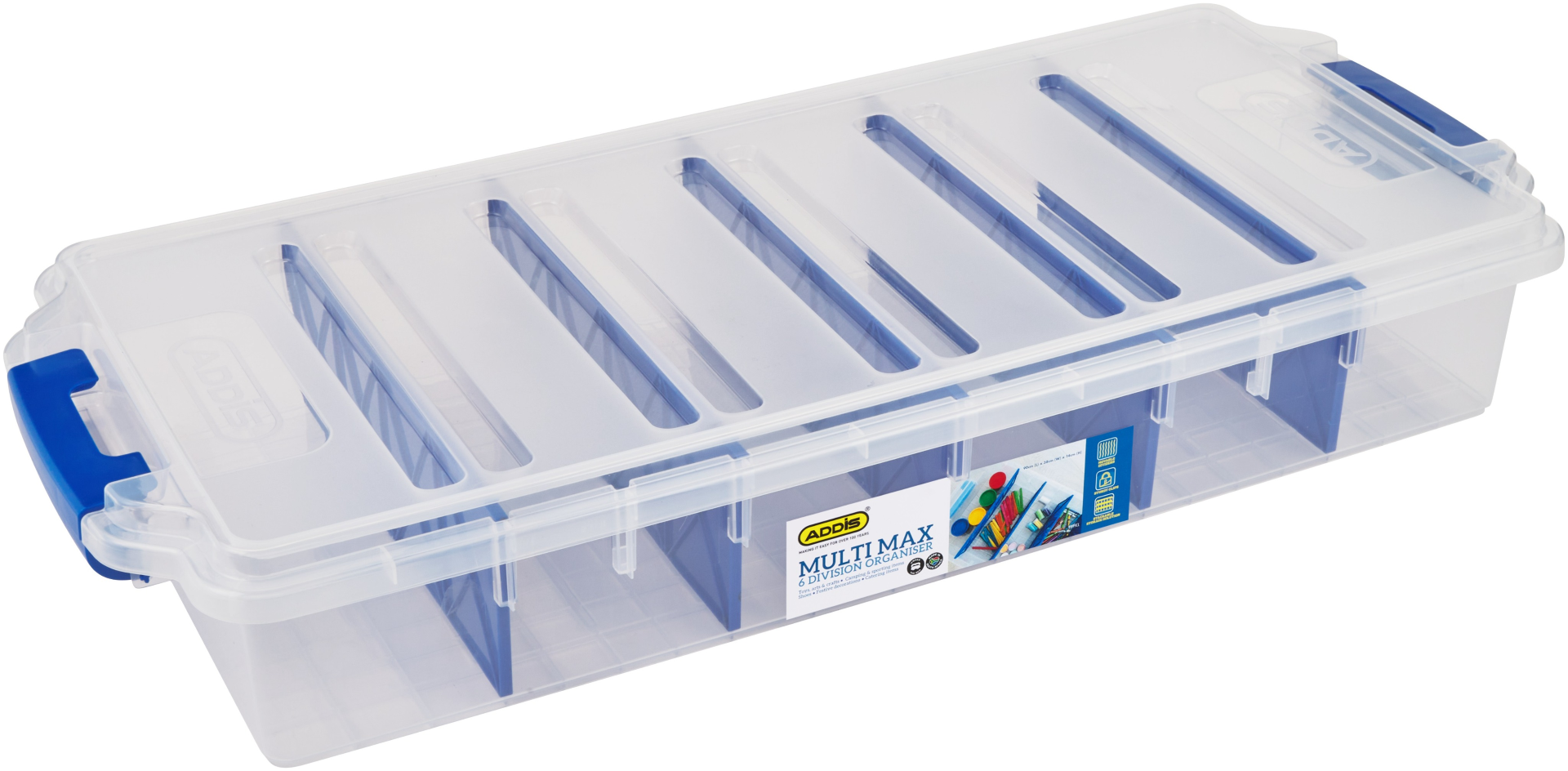 ADDIS MULTI MAX 6 DIVISION ORGANISER 9999CL